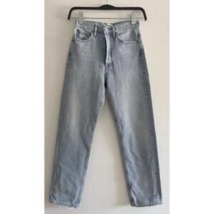 Agolde Lightwash High Waisted Button Fly 90's Jean Cotton Size 24